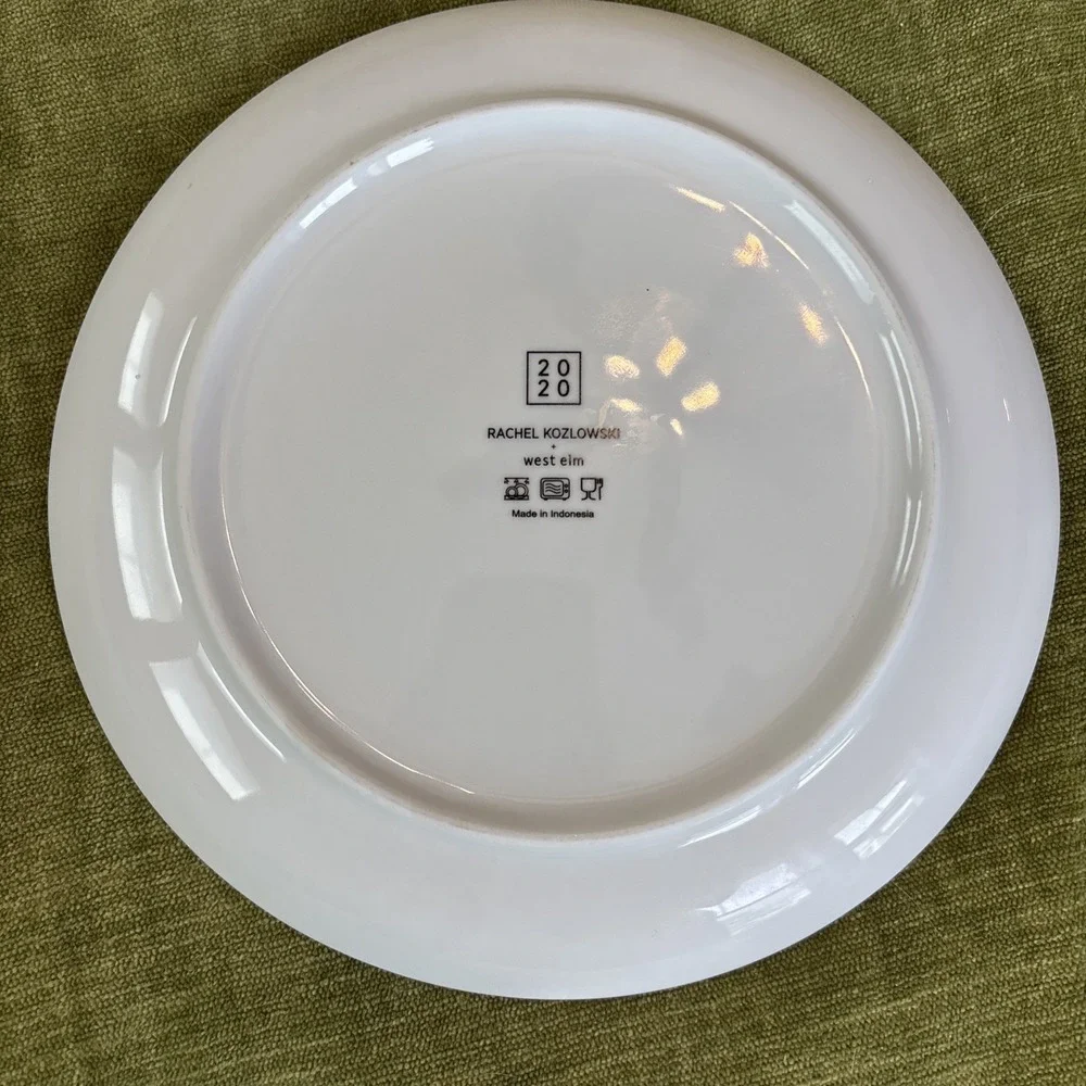 West Elm 2020 Rachel Kozlowski Christmas Dapper Animal Fox Salad Plate So Cute